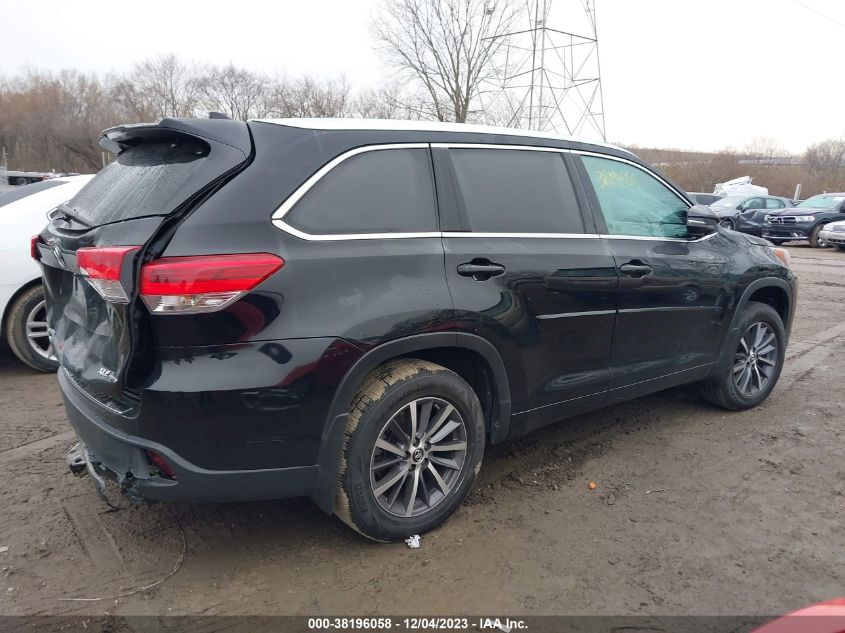 2018 TOYOTA HIGHLANDER XLE - 5TDJZRFH1JS537616