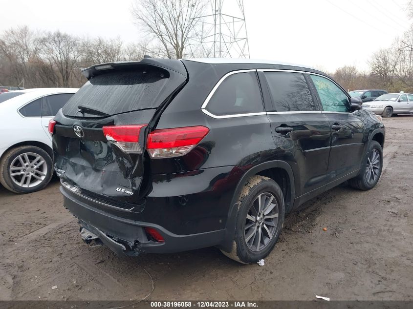 2018 TOYOTA HIGHLANDER XLE - 5TDJZRFH1JS537616