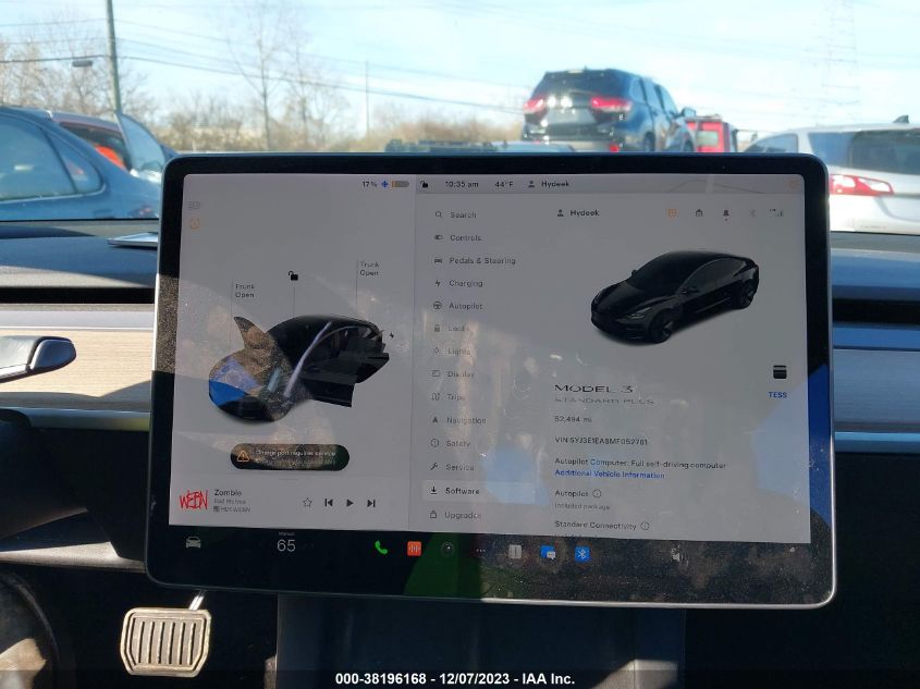 2021 TESLA MODEL 3 STANDARD RANGE PLUS - 5YJ3E1EA8MF052781