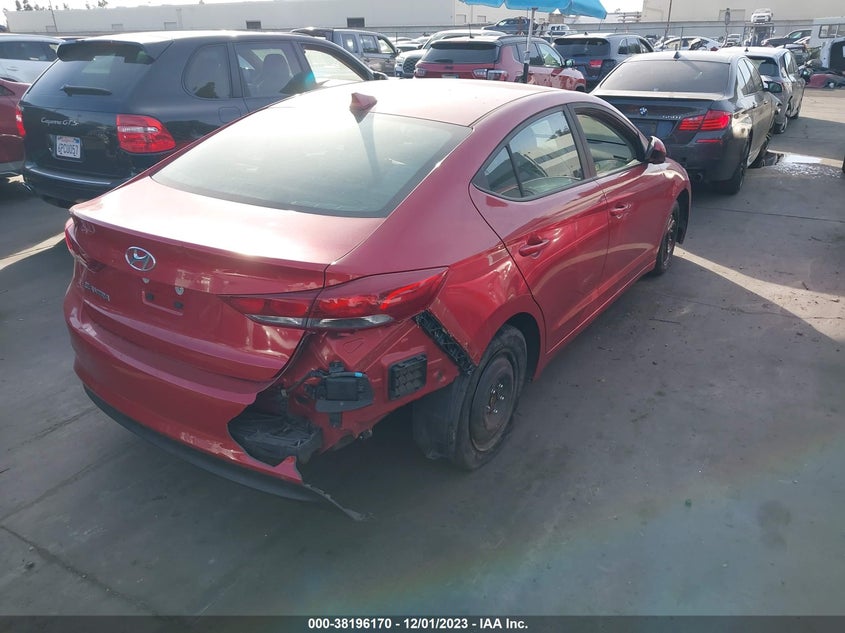 VIN 5NPD84LF6JH348424 2018 HYUNDAI ELANTRA SEL