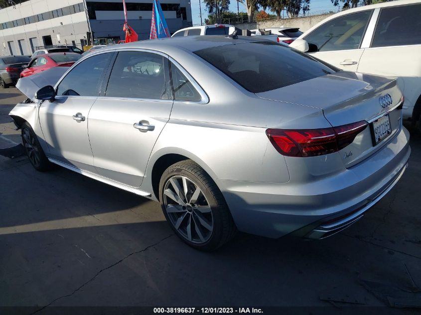 2022 AUDI A4 PREMIUM 40 - WAUABAF4XNA015215