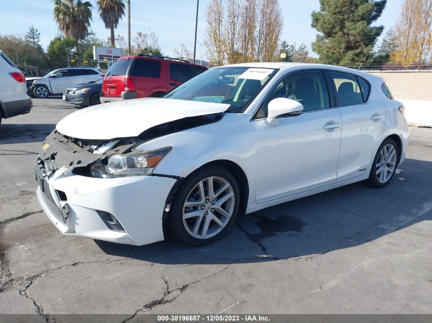 2014 LEXUS CT 200H HYBRID - JTHKD5BH5E2204395