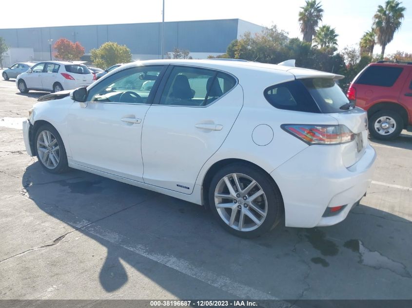 2014 LEXUS CT 200H HYBRID - JTHKD5BH5E2204395