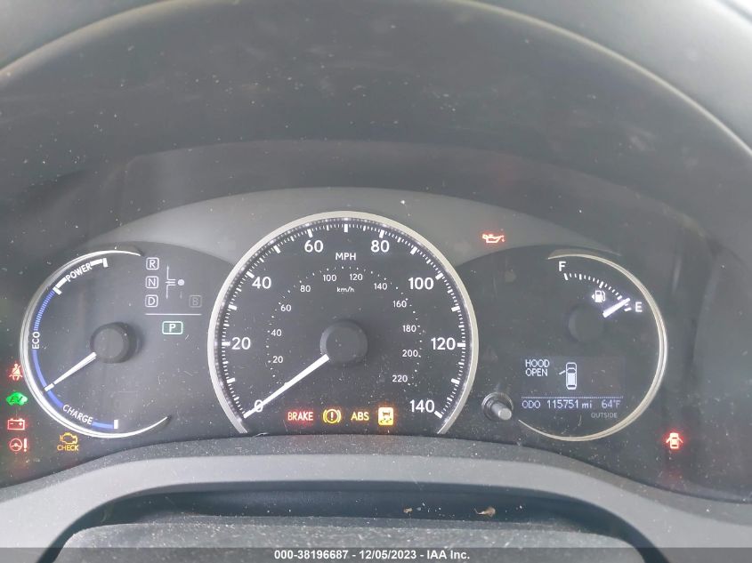 2014 LEXUS CT 200H HYBRID - JTHKD5BH5E2204395