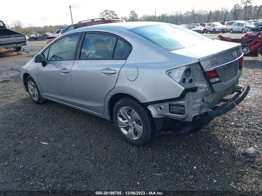 2015 HONDA CIVIC  LX - 19XFB2F59FE297188