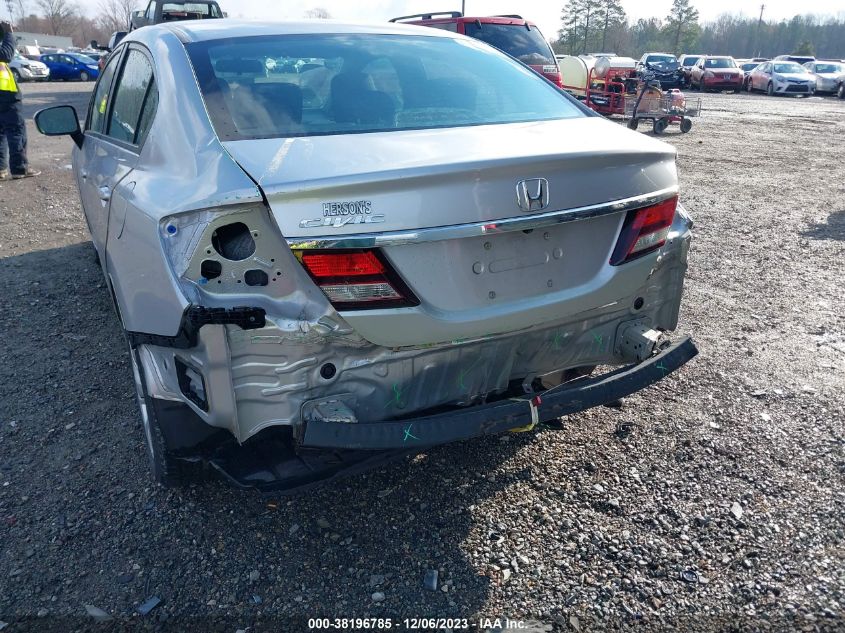 2015 HONDA CIVIC  LX - 19XFB2F59FE297188