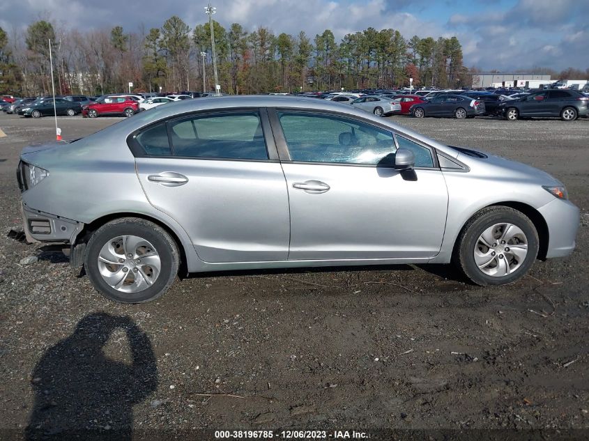 2015 HONDA CIVIC  LX - 19XFB2F59FE297188