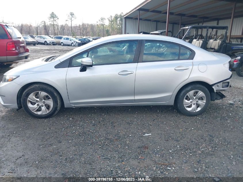 2015 HONDA CIVIC  LX - 19XFB2F59FE297188
