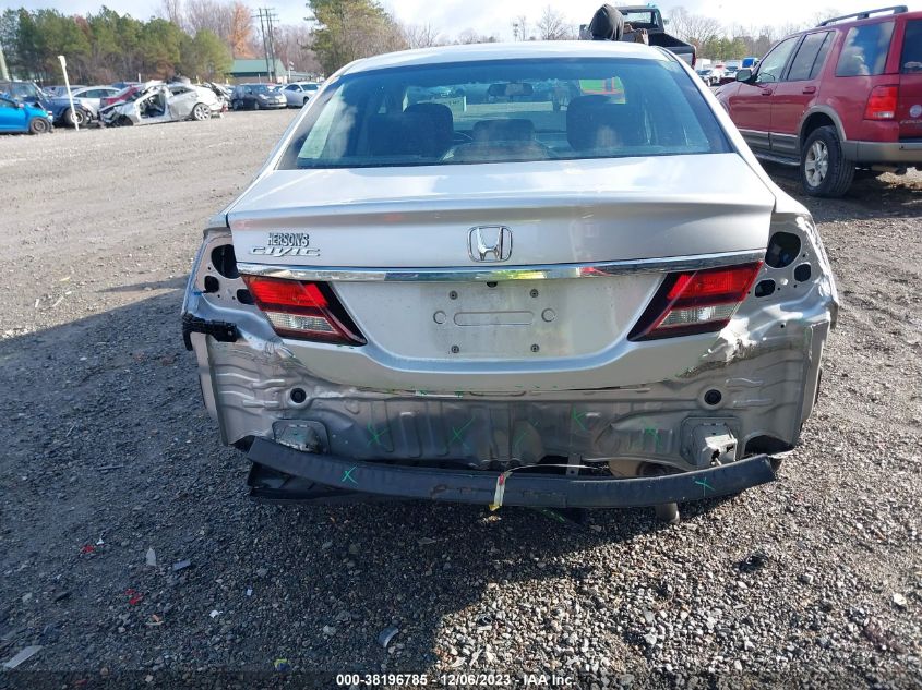 2015 HONDA CIVIC  LX - 19XFB2F59FE297188