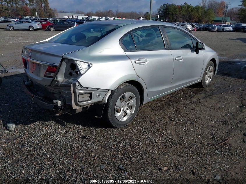 2015 HONDA CIVIC  LX - 19XFB2F59FE297188