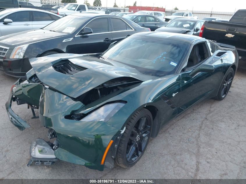 2014 CHEVROLET CORVETTE STINGRAY Z51 - 1G1YL2D74E5101347