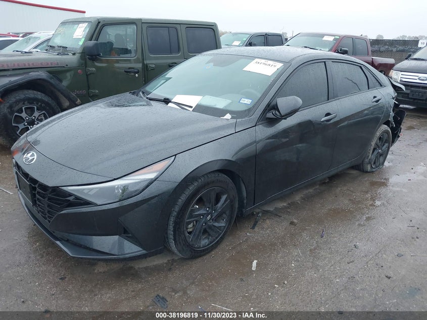 VIN 5NPLM4AG7MH031825 2021 HYUNDAI ELANTRA SEL