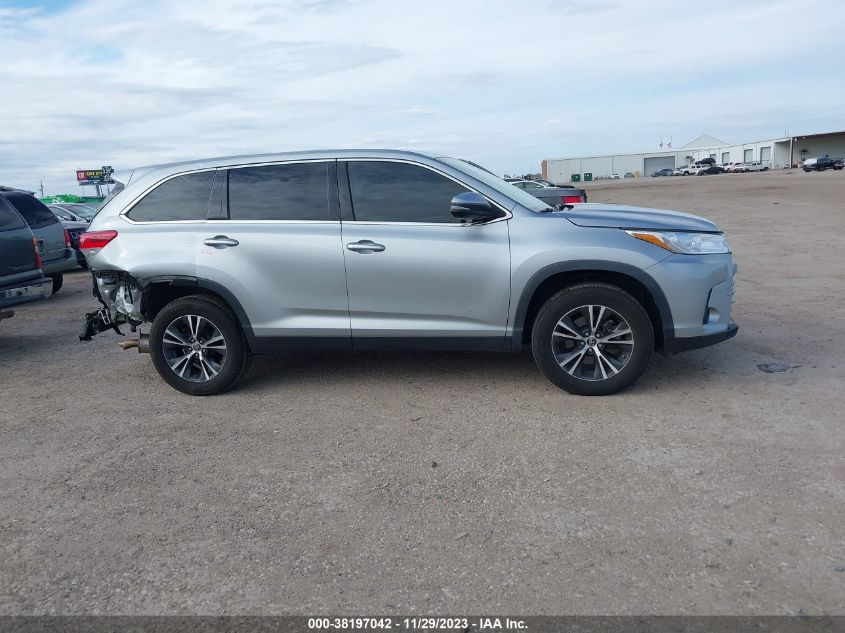 2019 TOYOTA HIGHLANDER LE - 5TDZARFH4KS053371