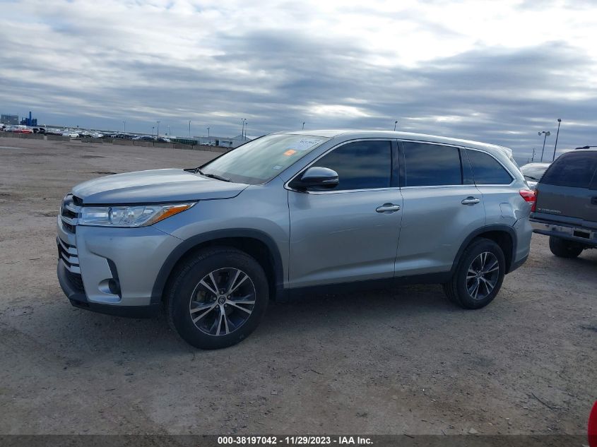 2019 TOYOTA HIGHLANDER LE - 5TDZARFH4KS053371