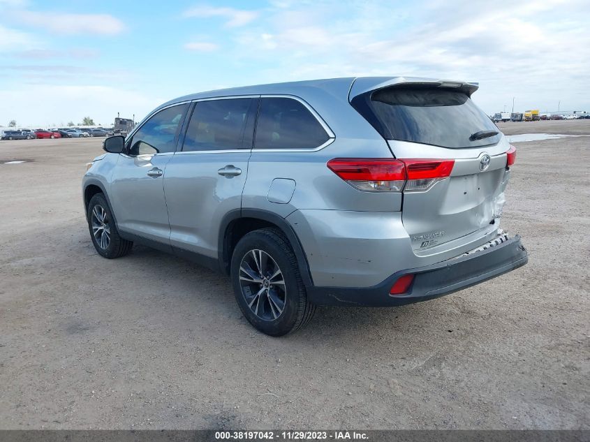 2019 TOYOTA HIGHLANDER LE - 5TDZARFH4KS053371