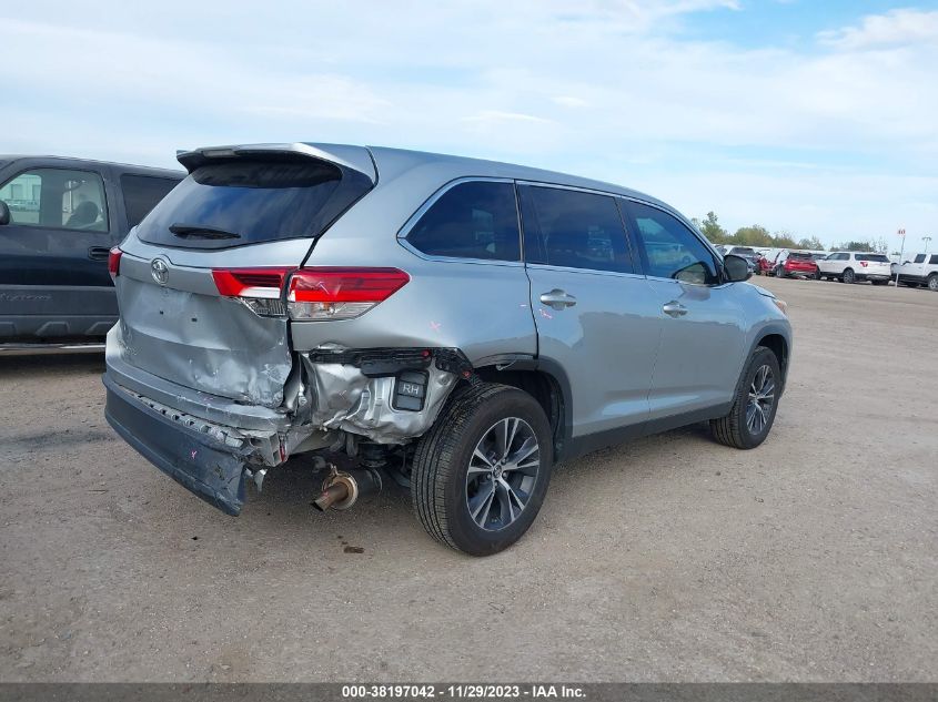 2019 TOYOTA HIGHLANDER LE - 5TDZARFH4KS053371