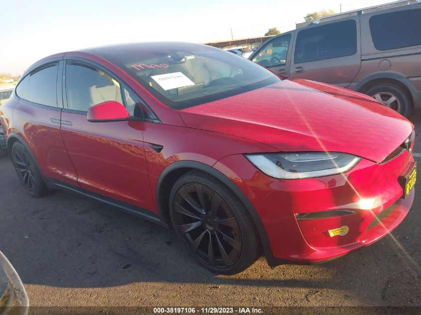 7SAXCAE52NF351536 TESLA MODEL X DUAL MOTOR ALL-WHEEL 2022