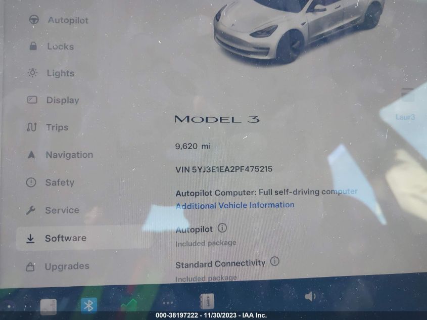 2023 TESLA MODEL 3 - 5YJ3E1EA2PF475215