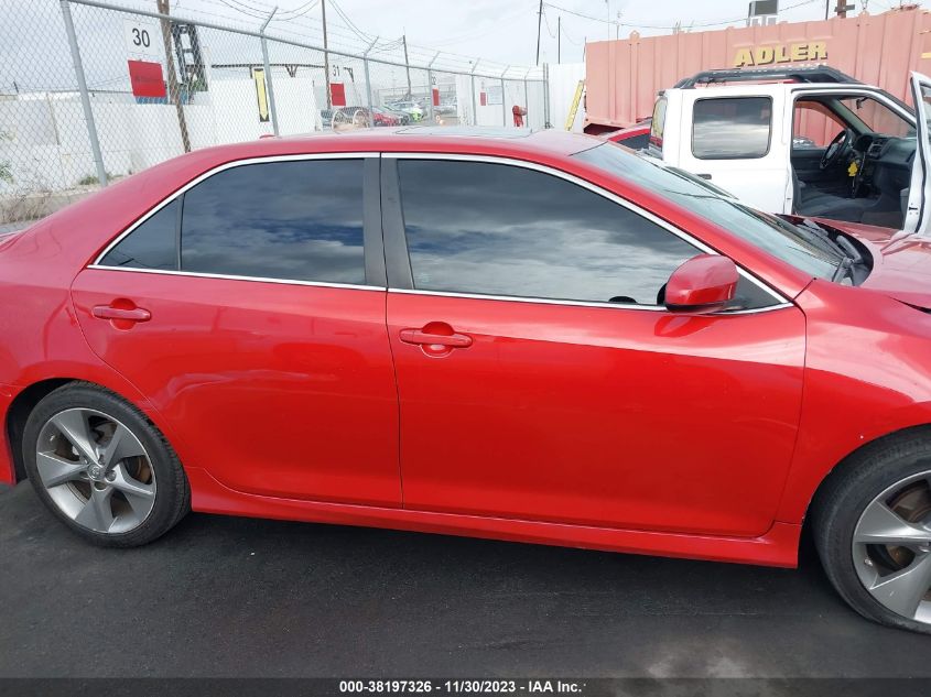 2013 TOYOTA CAMRY SE V6 - 4T1BK1FK9DU526526