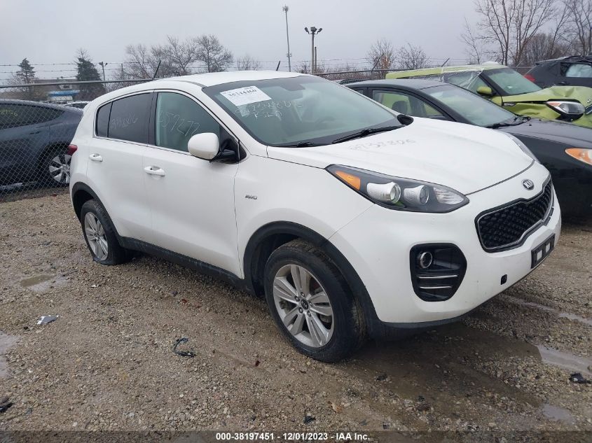 2017 KIA SPORTAGE LX - KNDPMCAC6H7246325