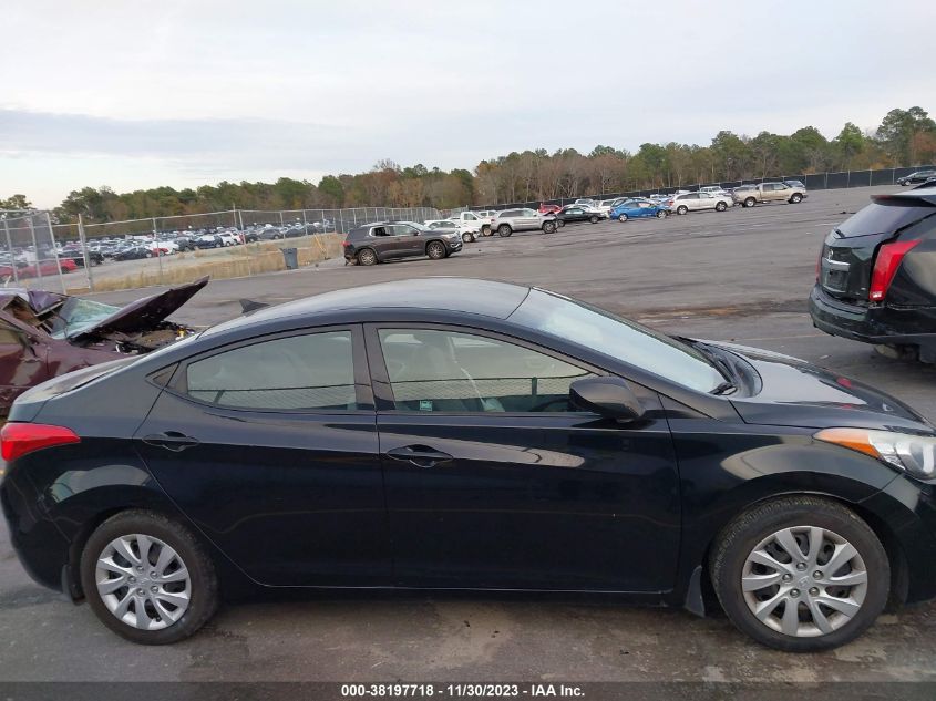 2013 HYUNDAI ELANTRA GLS - 5NPDH4AE8DH198072
