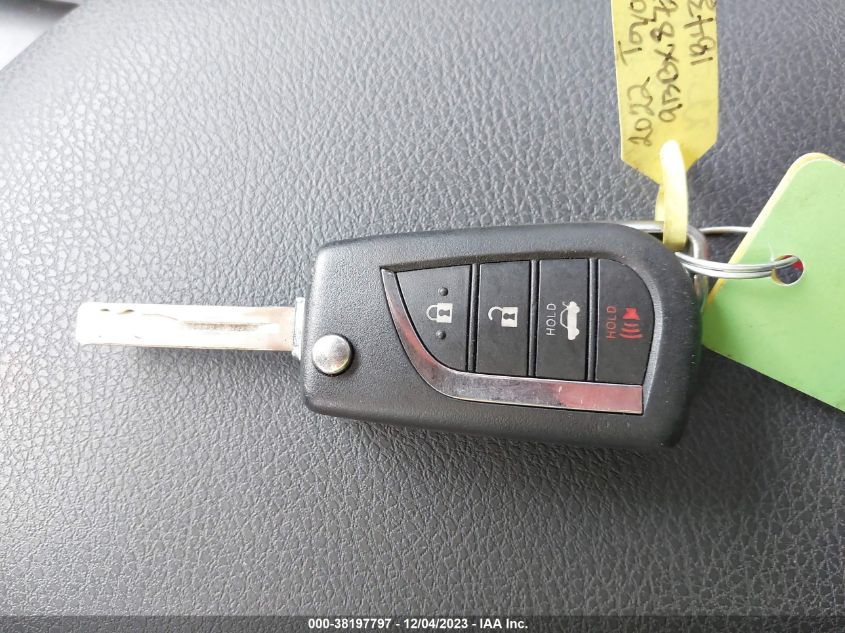 2022 TOYOTA CAMRY SE - 4T1G11AK1NU037779