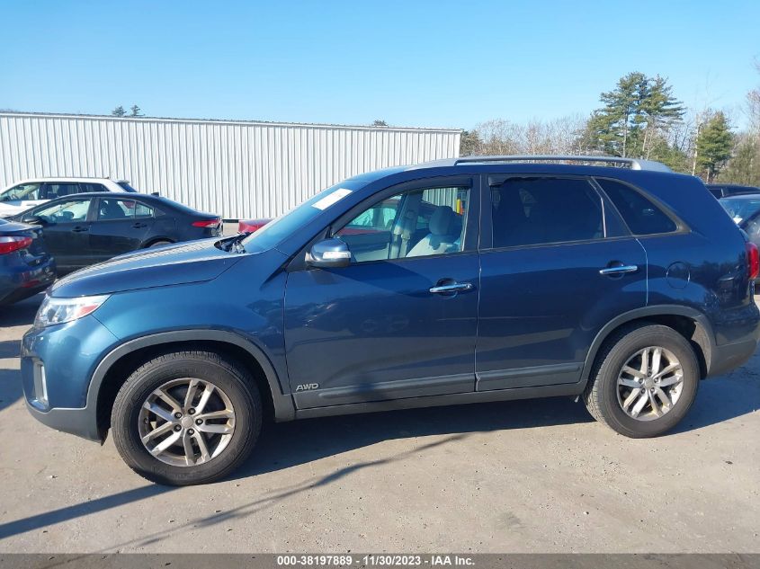 2014 KIA SORENTO LX - 5XYKTDA68EG526467