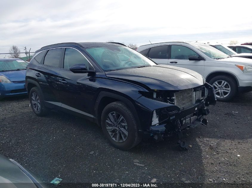 2022 HYUNDAI TUCSON HYBRID BLUE - KM8JBCA18NU030690