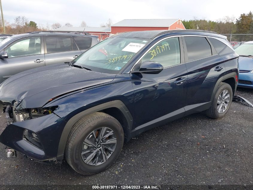 2022 HYUNDAI TUCSON HYBRID BLUE KM8JBCA18NU030690