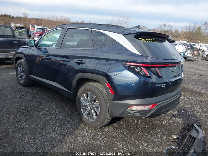 2022 HYUNDAI TUCSON HYBRID BLUE KM8JBCA18NU030690