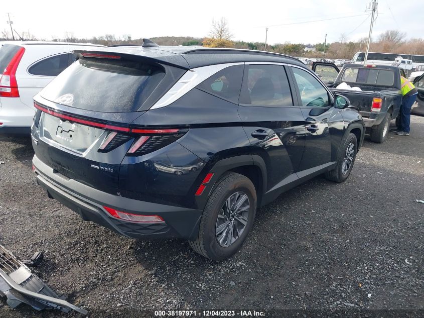 2022 HYUNDAI TUCSON HYBRID BLUE KM8JBCA18NU030690
