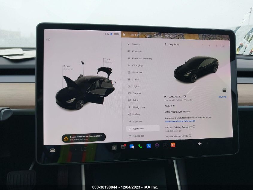 2020 TESLA MODEL 3 - 5YJ3E1EA9LF739041