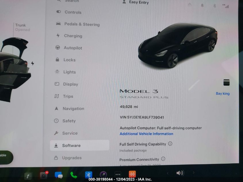 2020 TESLA MODEL 3 - 5YJ3E1EA9LF739041