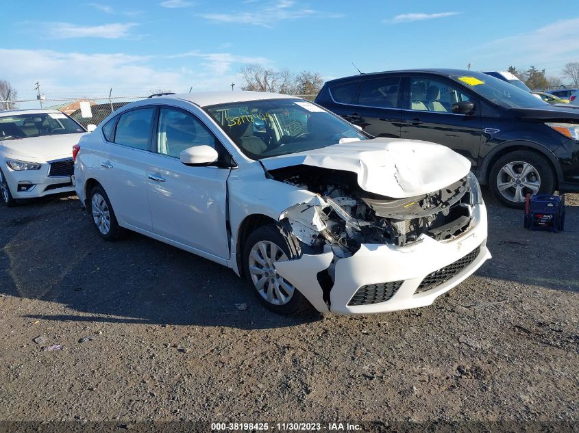 2016 NISSAN SENTRA S/SV/SR/SL - 3N1AB7APXGY312929