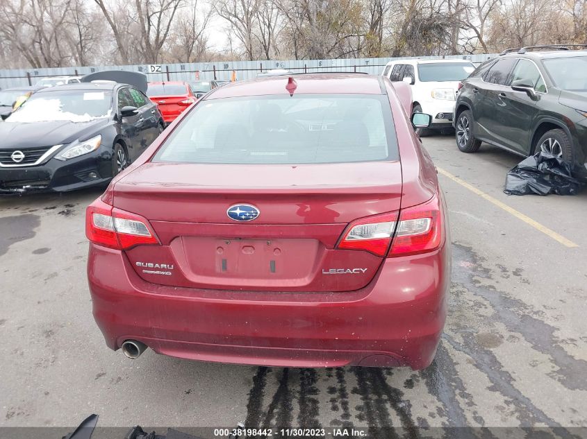 2016 SUBARU LEGACY 2.5I LIMITED - 4S3BNAL68G3002250