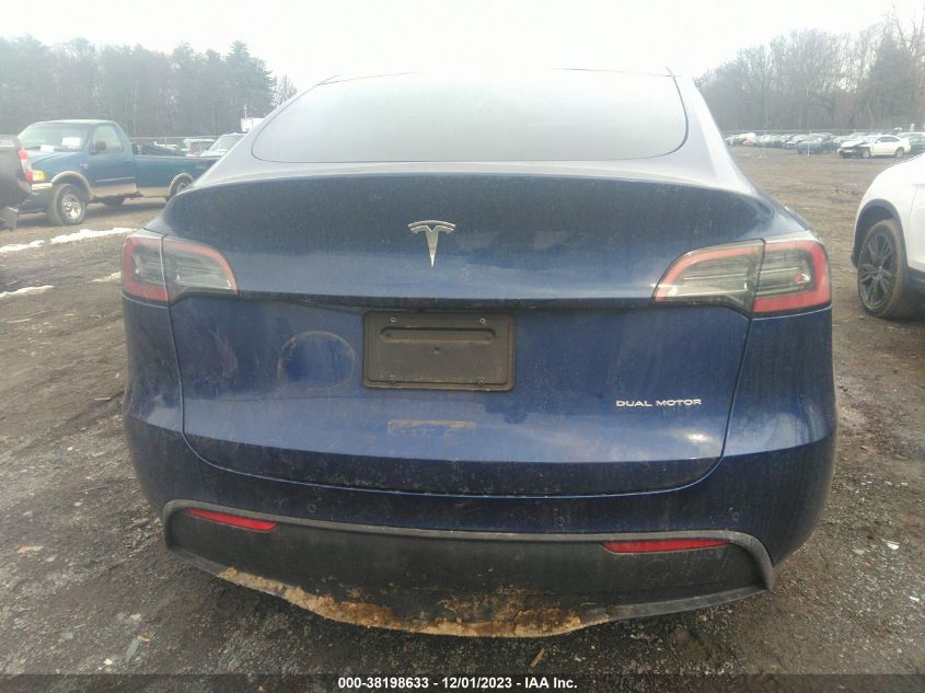 2022 TESLA MODEL Y - 7SAYGDEE0NF443481