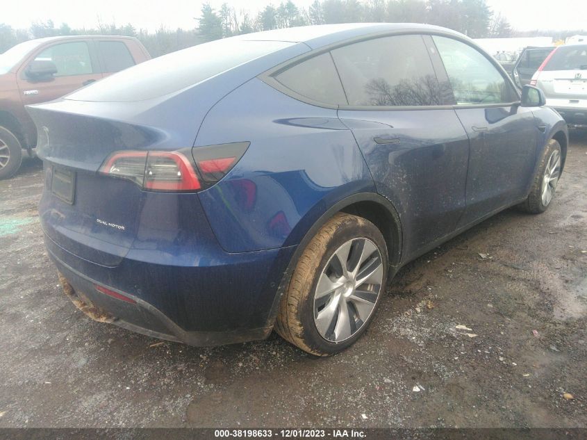 2022 TESLA MODEL Y - 7SAYGDEE0NF443481