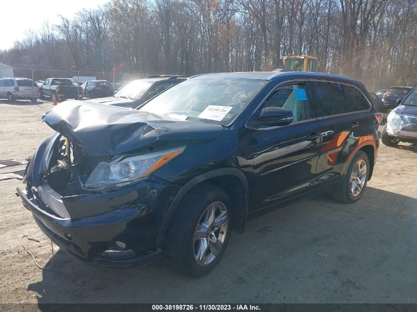 2016 TOYOTA HIGHLANDER LIMITED/LTD PLATINUM - 5TDDKRFH1GS274327