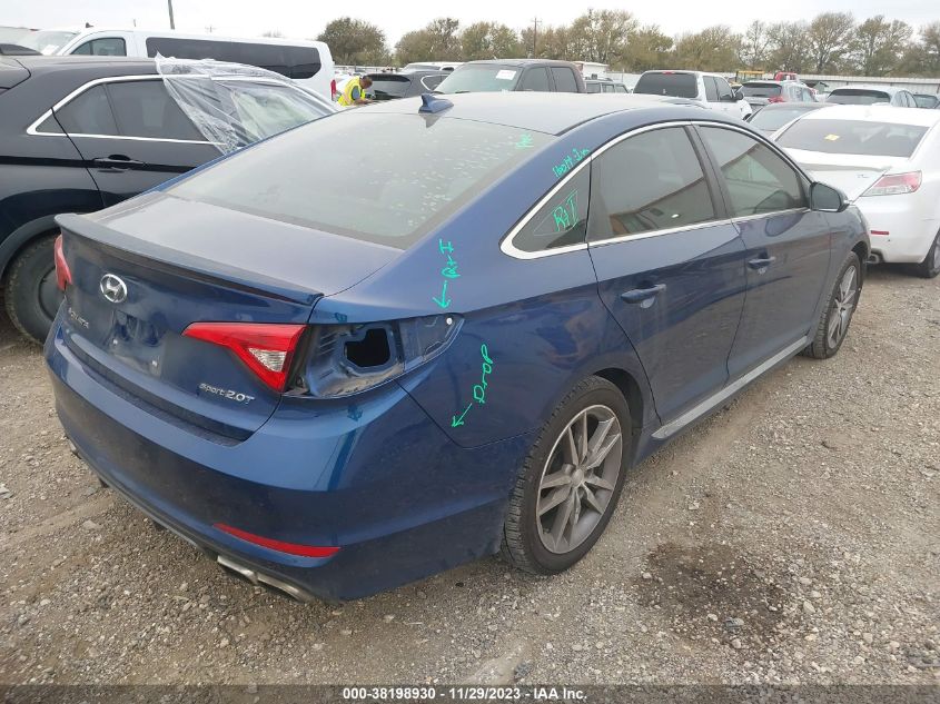 2017 HYUNDAI SONATA SPORT 2.0T - 5NPE34AB9HH575653