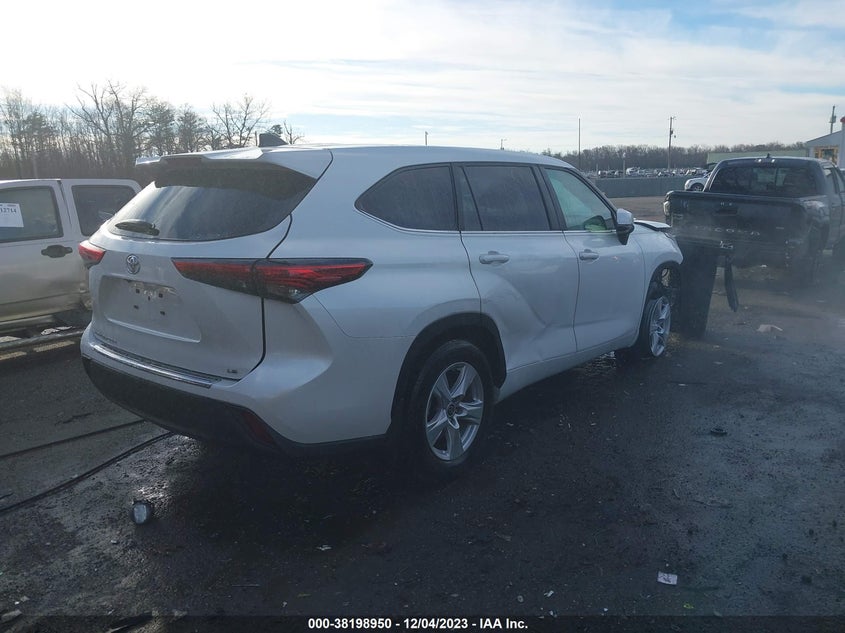 VIN 5TDKDRAHXPS503595 2023 TOYOTA HIGHLANDER LE