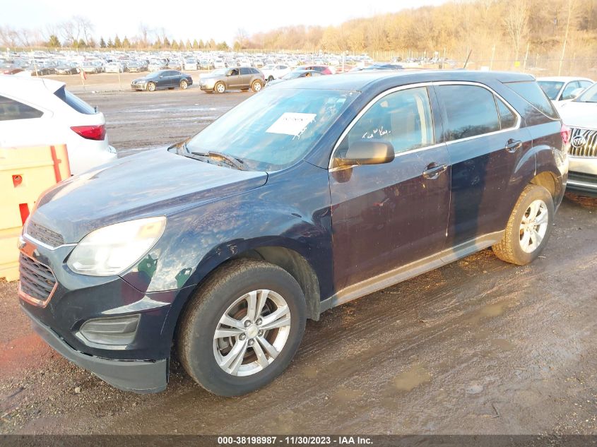 2016 CHEVROLET EQUINOX LS - 2GNALBEK7G1142918