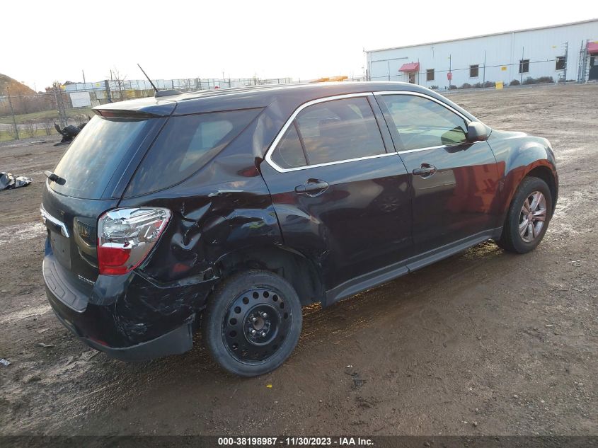 2016 CHEVROLET EQUINOX LS - 2GNALBEK7G1142918