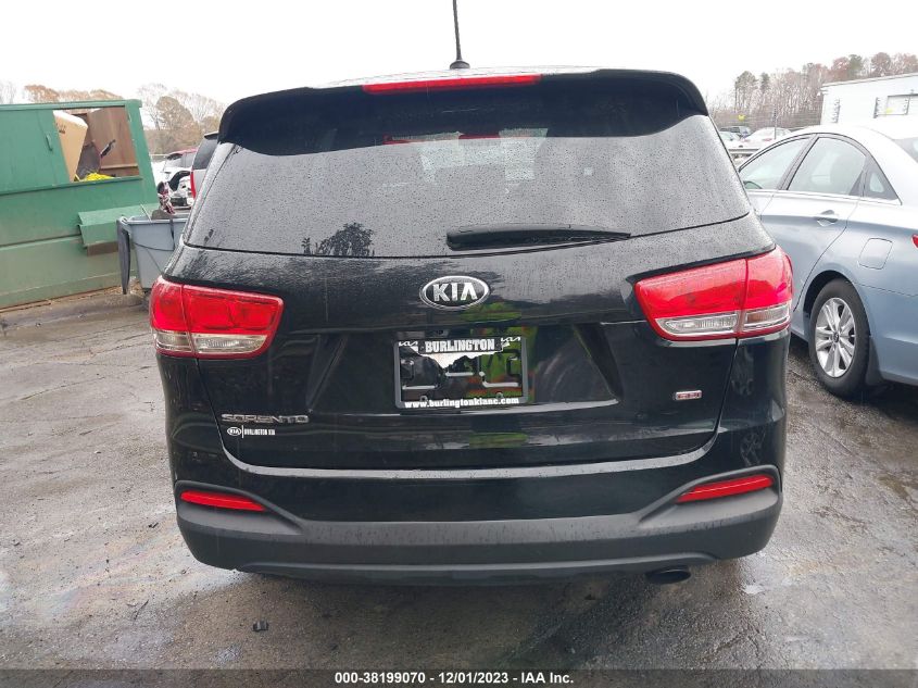 2018 KIA SORENTO 2.4L L - 5XYPG4A39JG425898