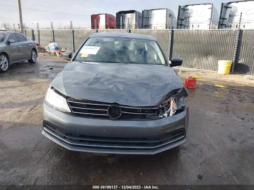 2015 VOLKSWAGEN JETTA 2.0L S - 3VW2K7AJ7FM317764