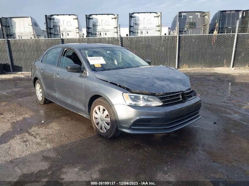 2015 VOLKSWAGEN JETTA 2.0L S - 3VW2K7AJ7FM317764