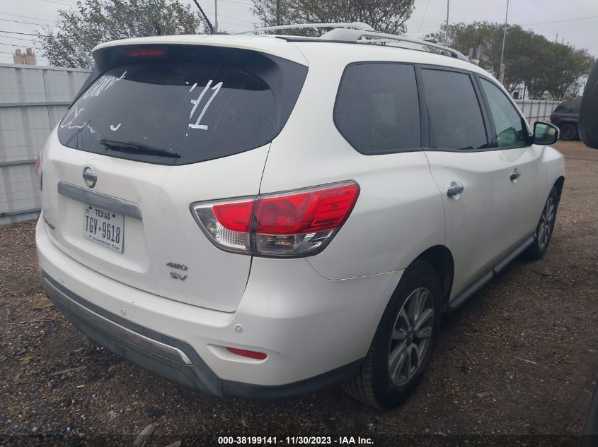 2013 NISSAN PATHFINDER SV - 5N1AR2MM5DC618899