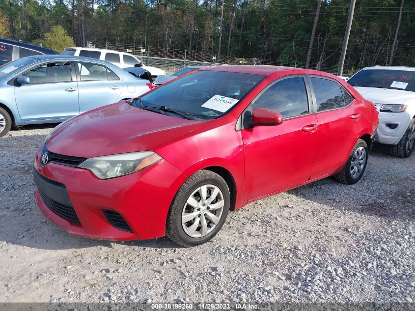 2014 TOYOTA COROLLA LE - 5YFBURHE0EP110187