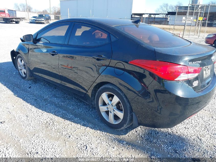 2013 HYUNDAI ELANTRA GLS - 5NPDH4AEXDH284337