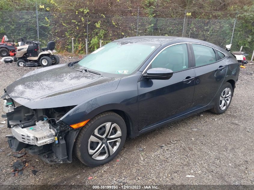 2018 HONDA CIVIC LX - 2HGFC2F56JH598402