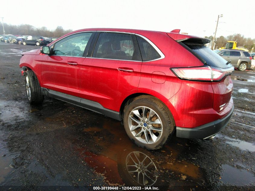 2016 FORD EDGE TITANIUM - 2FMPK4K99GBB02915